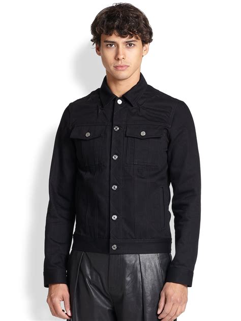 mens givenchy jackets|givenchy black denim jacket.